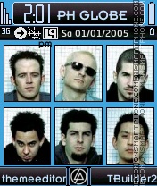 Скриншот темы Linkin Park Theme