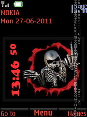 Angry Skeleton By ROMB39 es el tema de pantalla