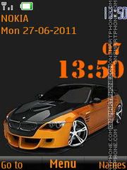 BMW in Orange By ROMB39 tema screenshot