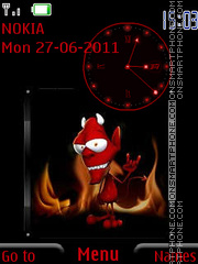 The devil in Hell By ROMB39 theme screenshot
