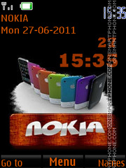 Nokia and Apple By ROMB39 es el tema de pantalla