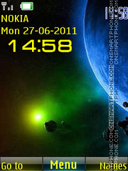 Space swf es el tema de pantalla