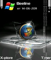 Win7 Black es el tema de pantalla