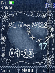 Jeans theme tema screenshot