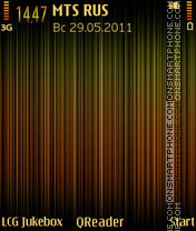 Lines-red es el tema de pantalla