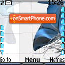 Blue Flower theme screenshot