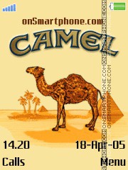 Camel Cigarety theme screenshot