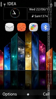 Hd Colours tema screenshot