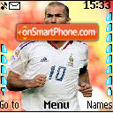 Скриншот темы Zinedine Zidane 01