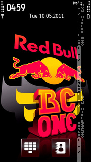 Скриншот темы Red Bull 06