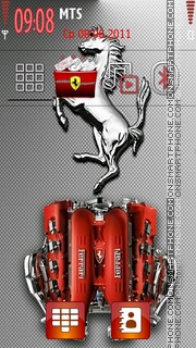 Ferrari 604 theme screenshot