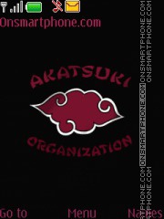 Скриншот темы Akatsuki organization