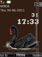 Black swan By ROMB39 es el tema de pantalla