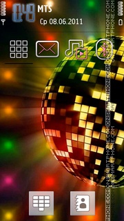 Neon Lights 01 theme screenshot