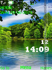 River Clock tema screenshot