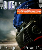 Transformers 01 es el tema de pantalla