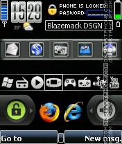 Mobile desktop theme screenshot