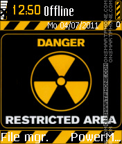 Radioactive tema screenshot