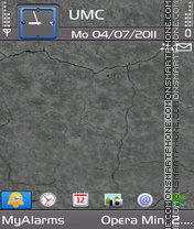 Grey Wall by Bolena (Ovi) Theme-Screenshot