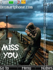 Скриншот темы Miss You 10