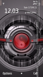 Yin And Yang Techno 01 Theme-Screenshot