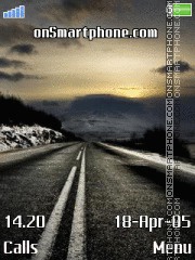 Скриншот темы Road