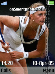 Скриншот темы Petra Kvitova 2