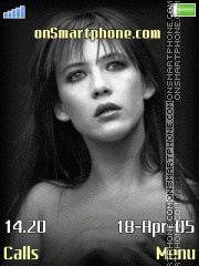 Sophie Marceau theme screenshot