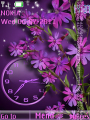 Flower tema screenshot