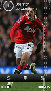 Javier Hernandez tema screenshot