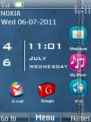 New Menu 01 tema screenshot