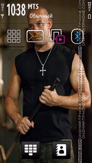 Vin Diesel 07 theme screenshot