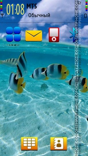 Water world tema screenshot