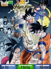The Legendary Goku theme screenshot
