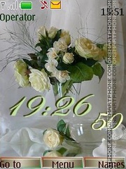 Скриншот темы Bouquets swf