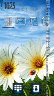 Beautiful Flowers 02 tema screenshot