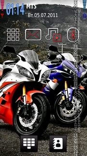 Yamaha Bikes tema screenshot