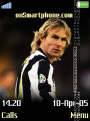 Capture d'écran Pavel Nedved thème