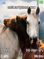 Скриншот темы Horses