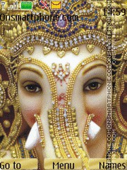 Ganesh With Ringtone theme screenshot