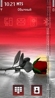 Red Rose 07 tema screenshot