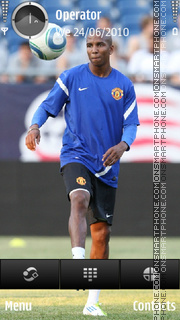 Скриншот темы Ashley Young manchester united