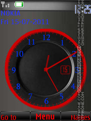 Скриншот темы Color Clock By ROMB39