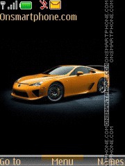 Скриншот темы Lexus Lfa 01