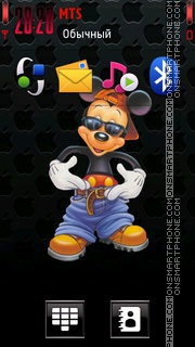Cool mickey theme screenshot