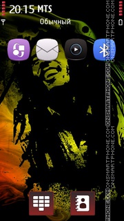 Bob Marley 10 theme screenshot