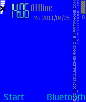 Blue tema screenshot