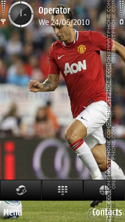 Berbatov Manchester Utd tema screenshot