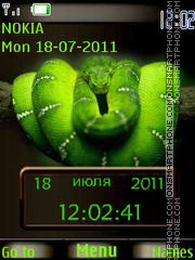 Скриншот темы Beauty Snake By ROMB39