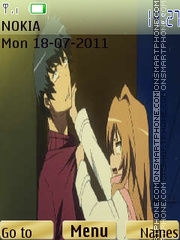 Capture d'écran Toradora thème